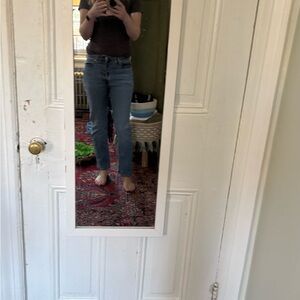 Levi's Straight Leg Jeans in Dark Blue Denim